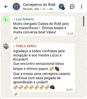 Relato real da comunidade Cervejeiros do Rolê 1